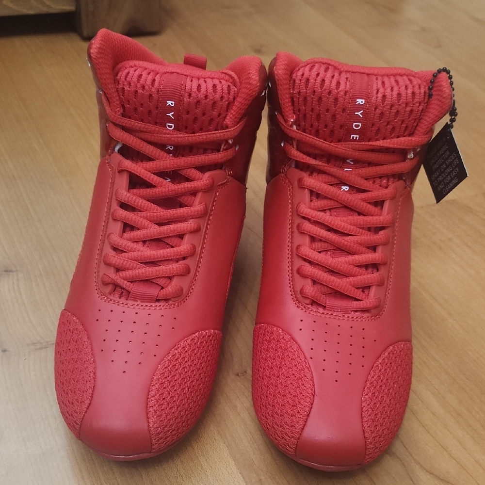 Ryderwear Bold Red Athletic Sneakers